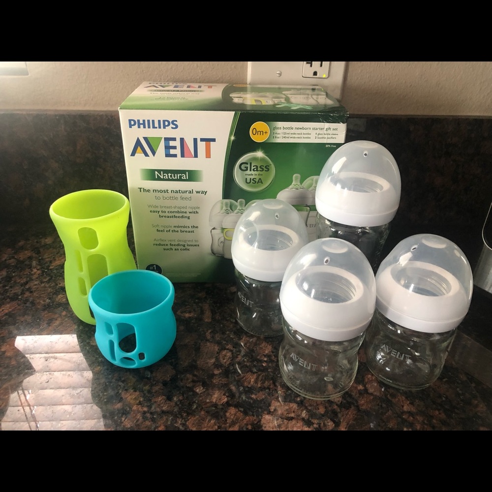 Philips Avent Natural Glass Bottle Set